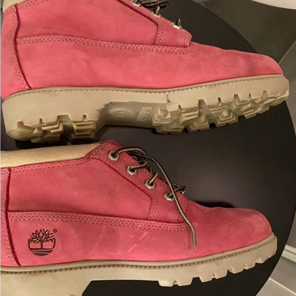Timberland Pink Ankle Boots